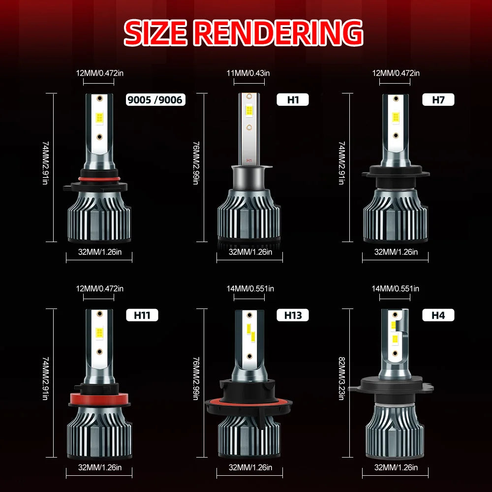 roadsun 2pcs LED Bulbs