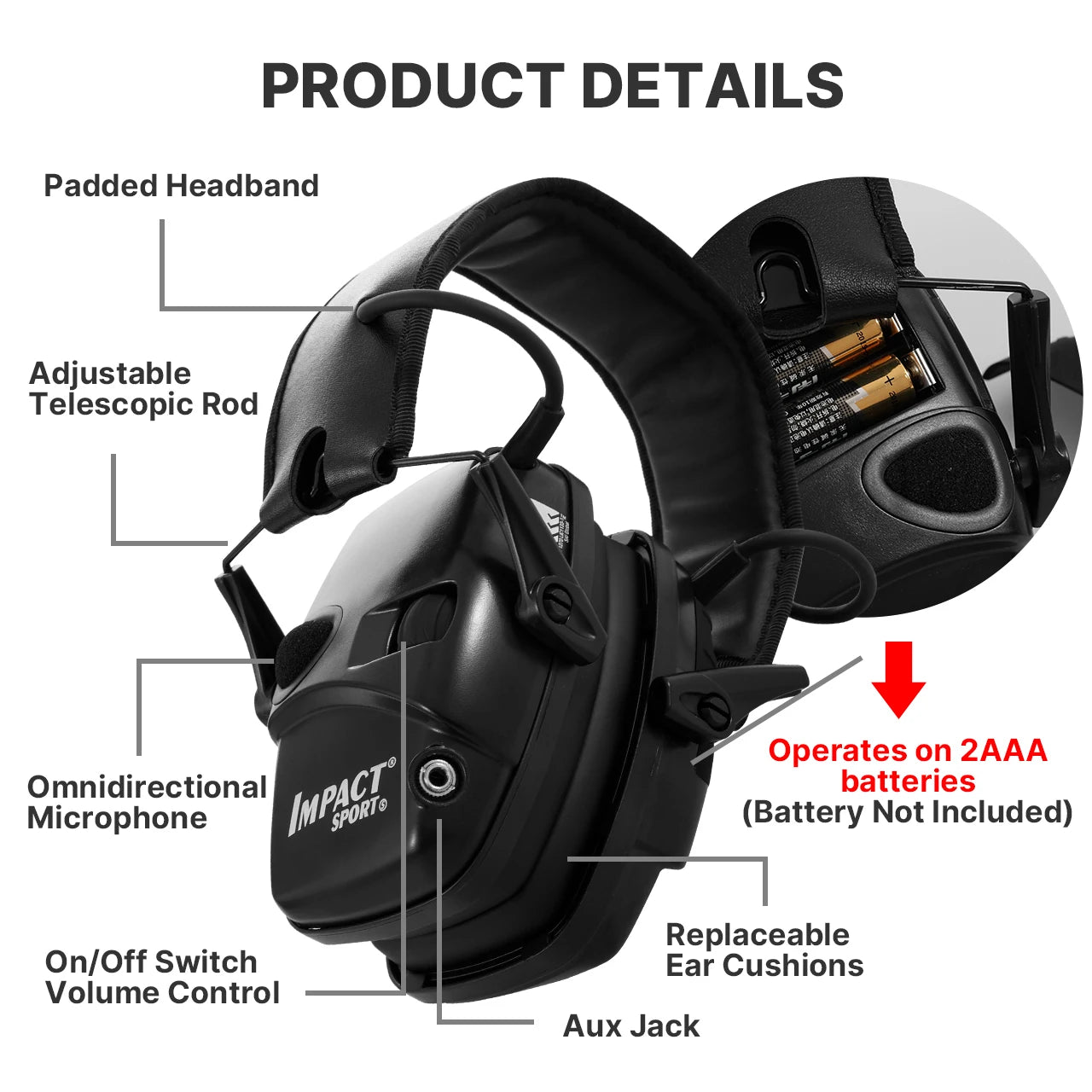 Professional Electronic Shooting Ear Protection