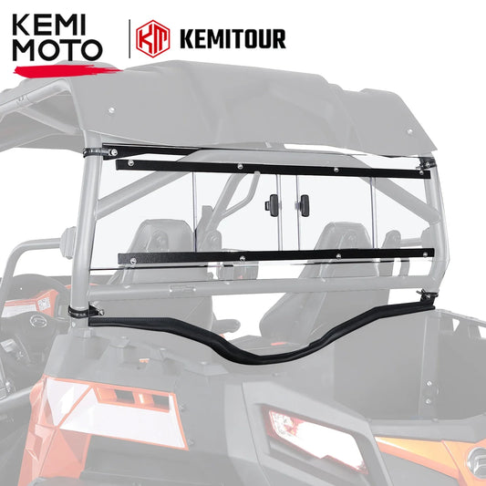 Full Rear Windshield with Sliding Vent for CFMOTO