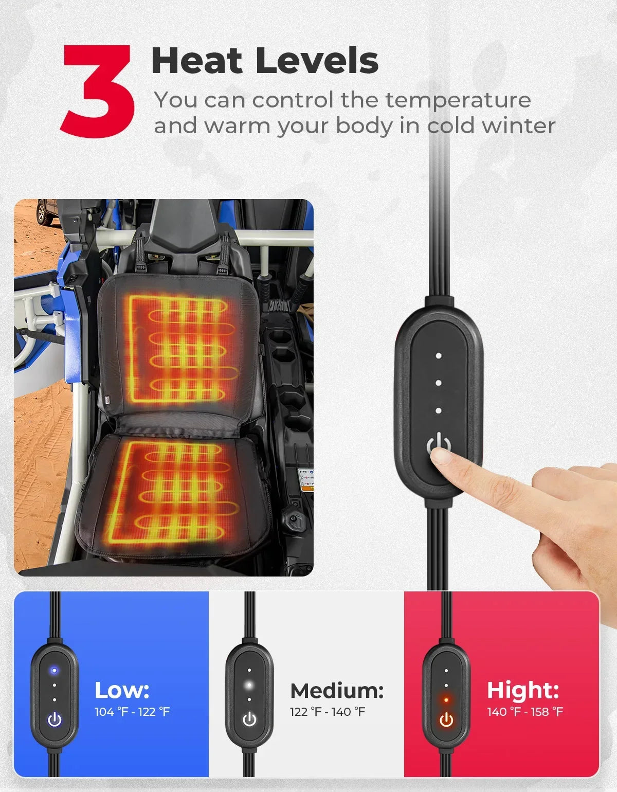 12V Heated Seat Cushion