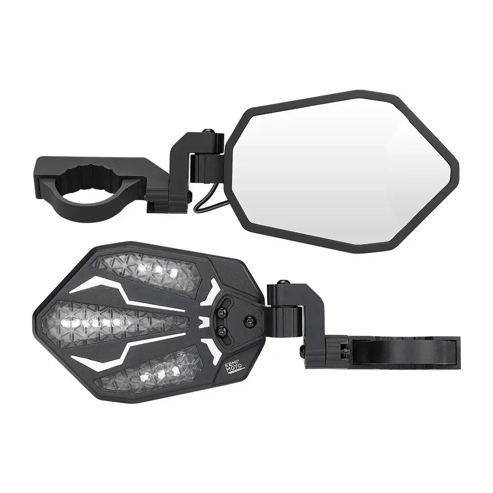 KEMIMOTO  Side Mirrors w/ RGB Light