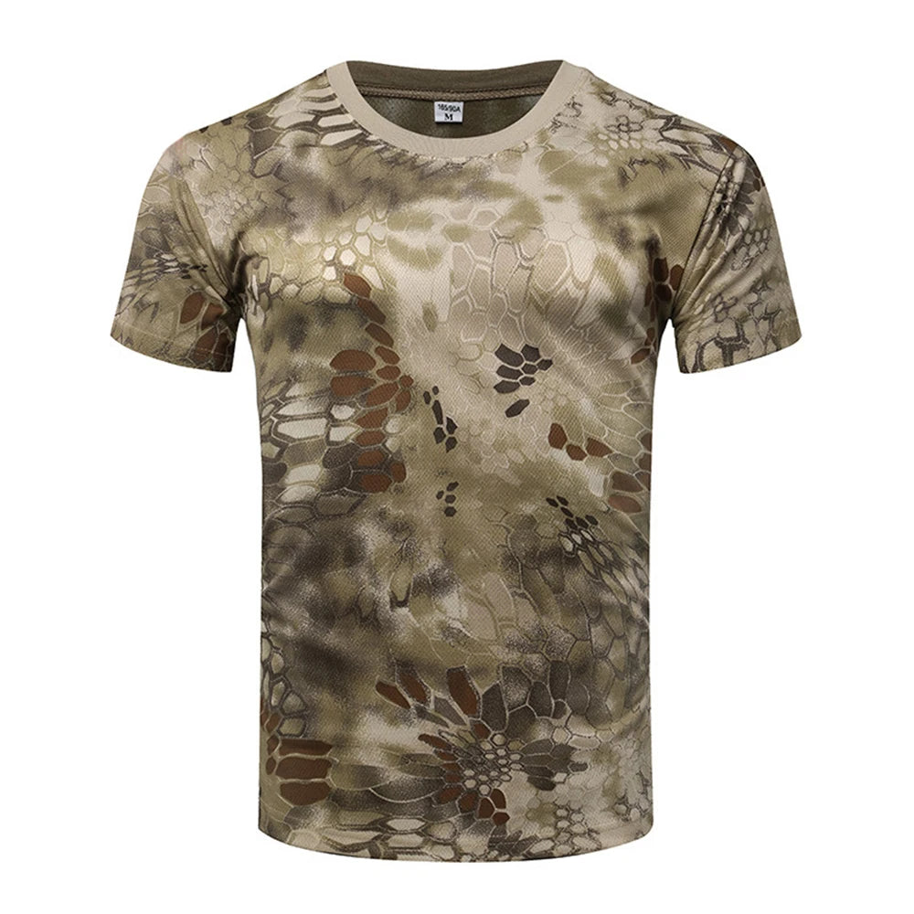 Outdoor Sports Men T-Shirts Camouflage