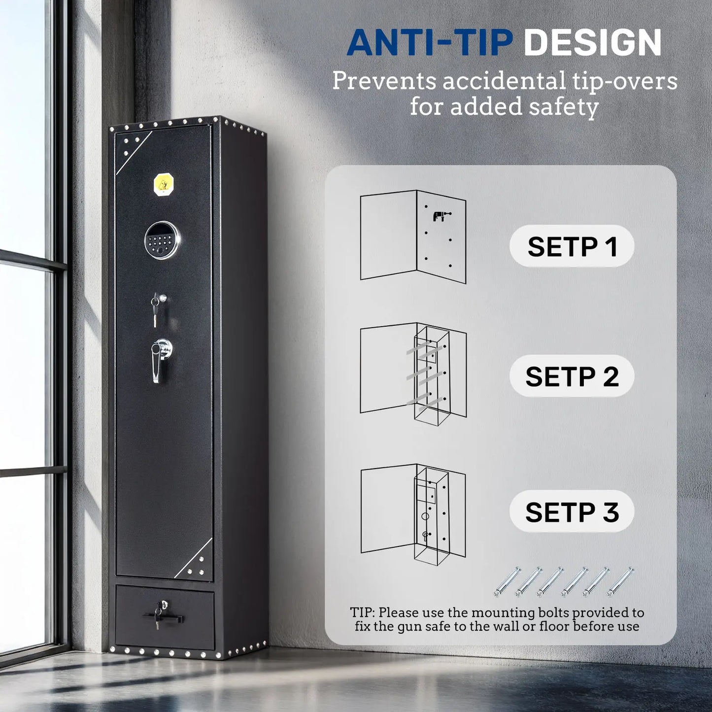 Station-SF0105 Rifles Gun Safe