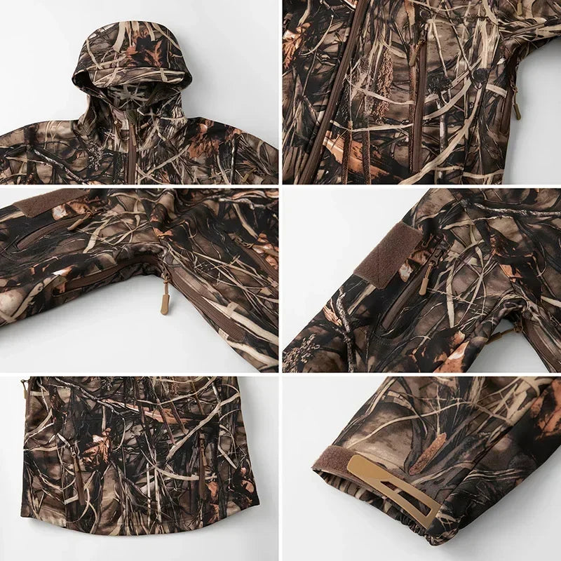 Men's Silent Camouflage Hunting Jacket