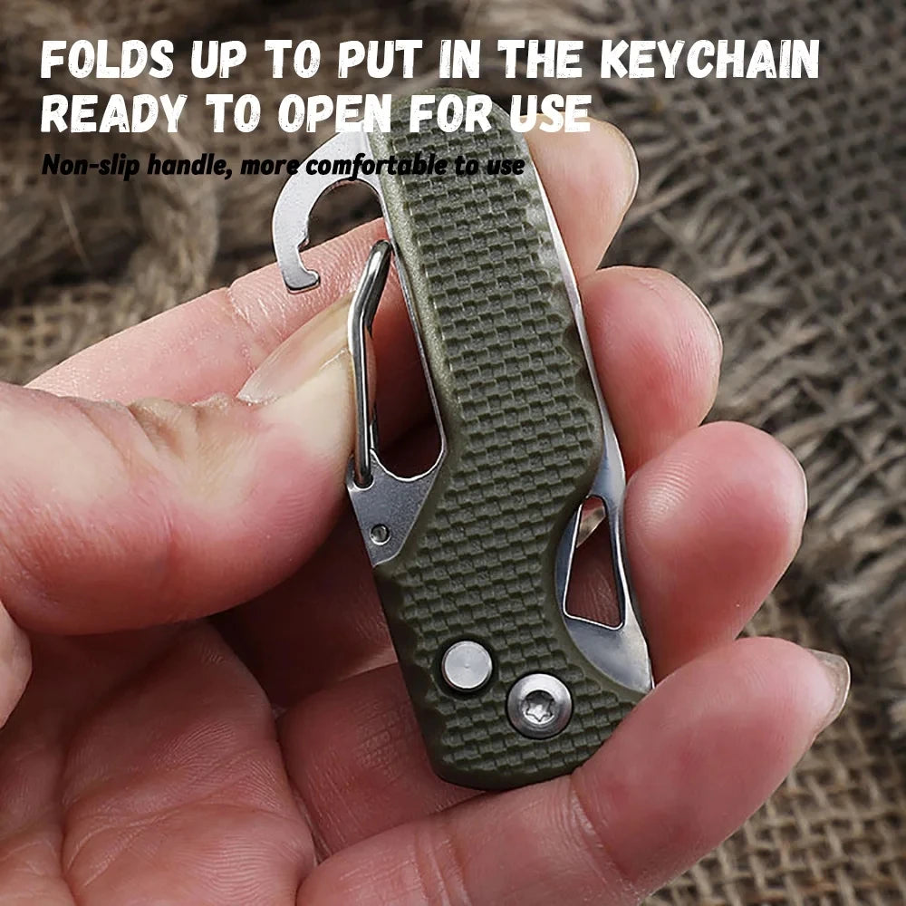 Stainless Serrated Hook Knife