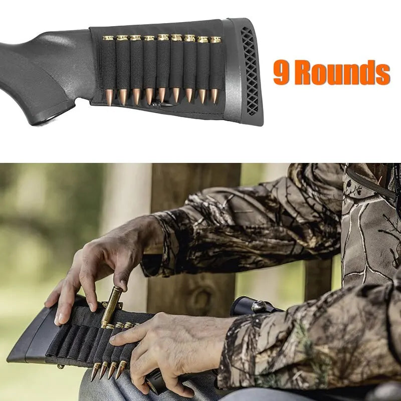 8/9 Rounds Ammunition Buttstock Hold