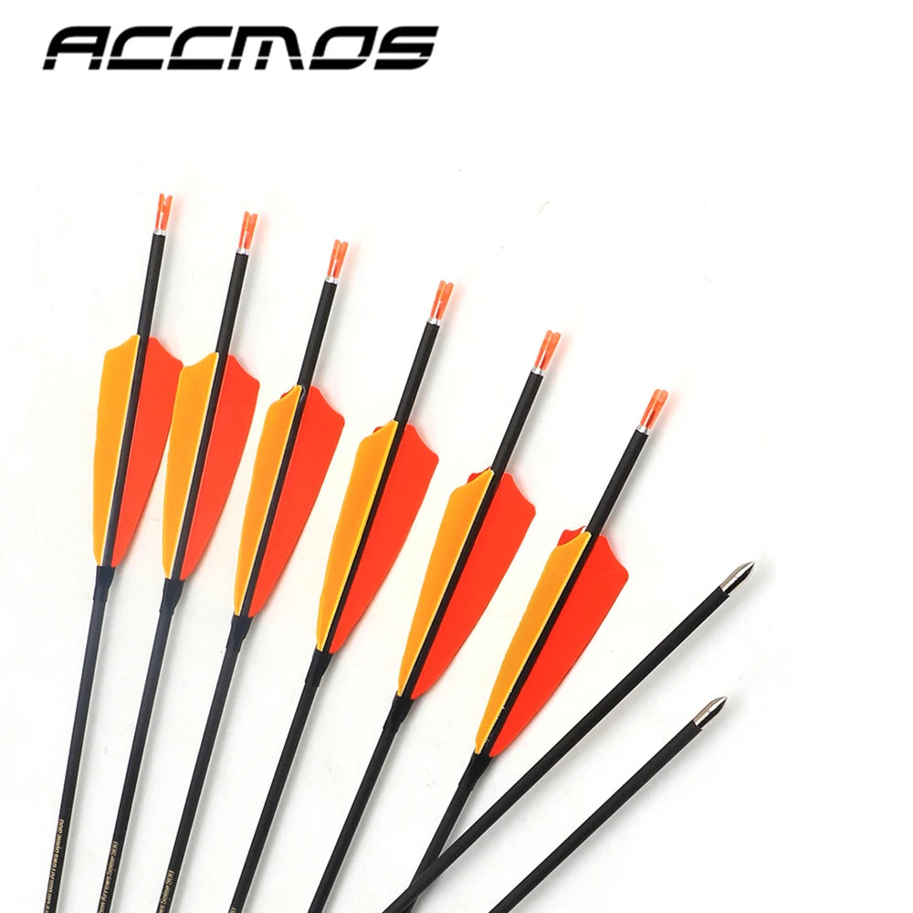 12pcs Pure Carbon Arrow