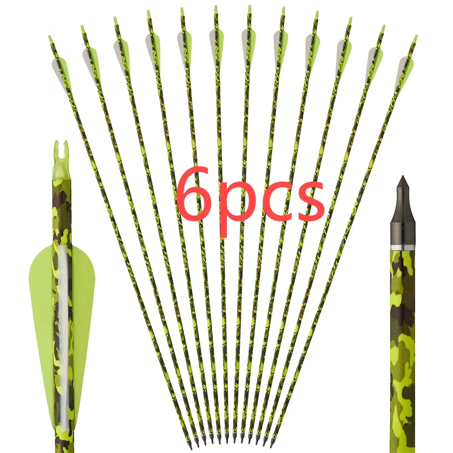 Toparchery 31.5Inch Mixed Carbon Arrows