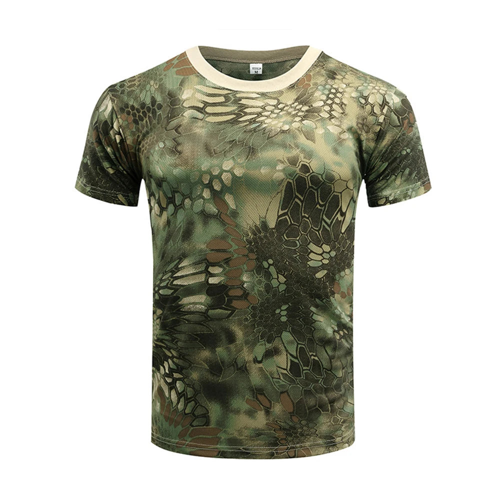 Outdoor Sports Men T-Shirts Camouflage