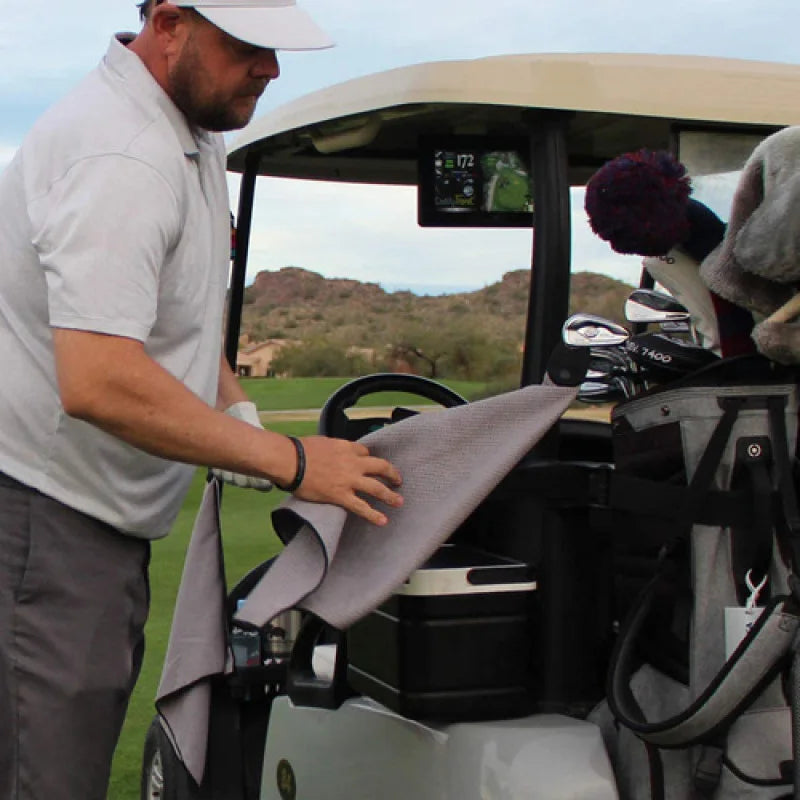 Golf Towel With Magnetic Patch