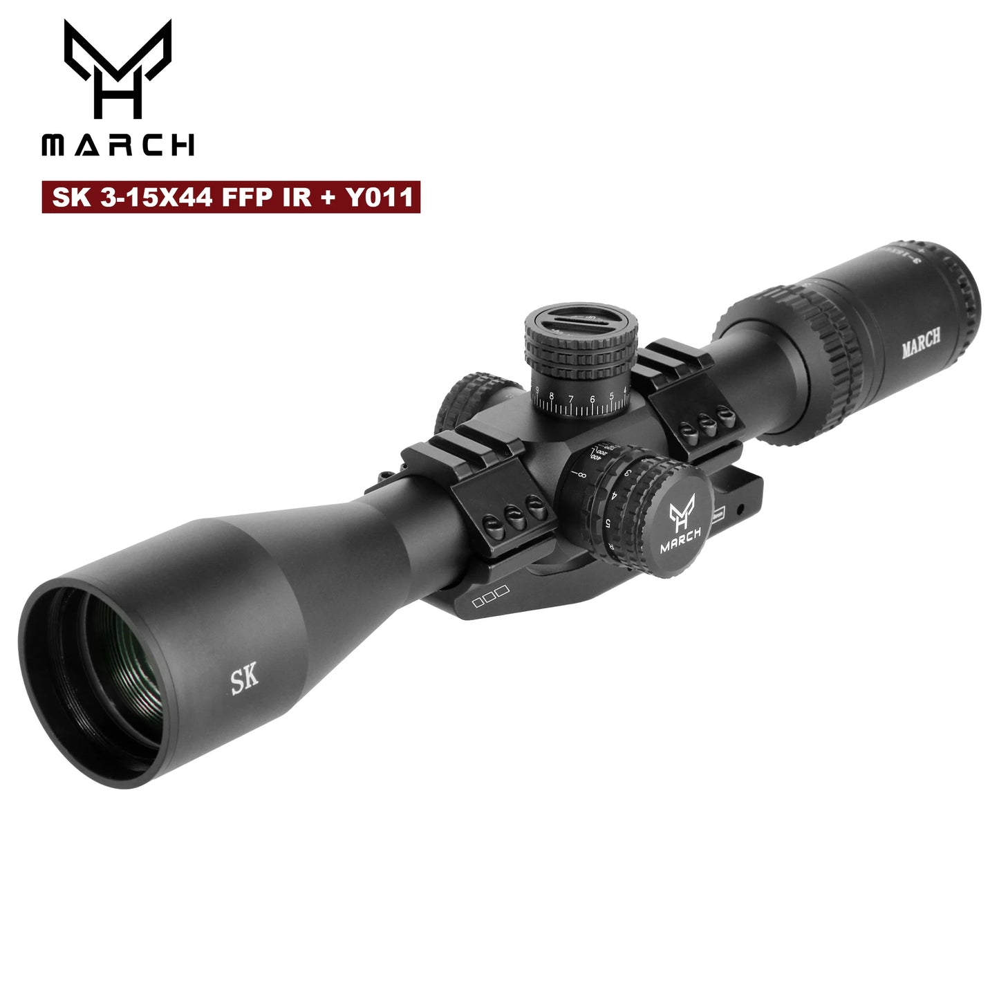 MARCH SK 3-15x44 Luneta FFP Riflescope