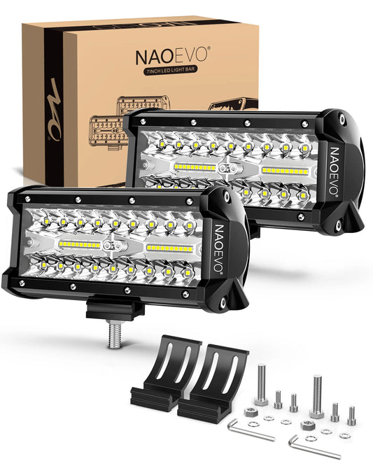 NAOEVO 7 inch LED Light Bar