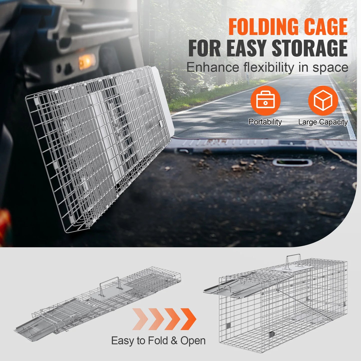 VEVOR Live Animal Cage Trap