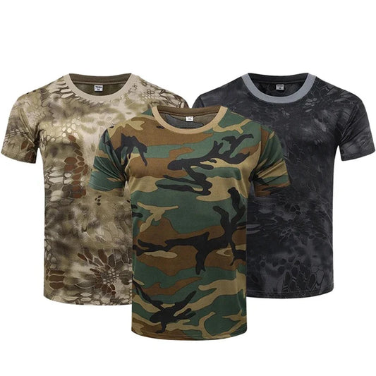 Outdoor Sports Men T-Shirts Camouflage