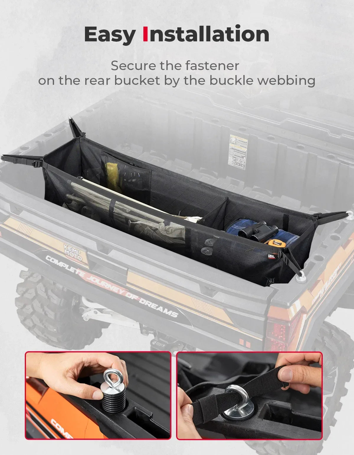 Polaris Cargo Net Rear Storage