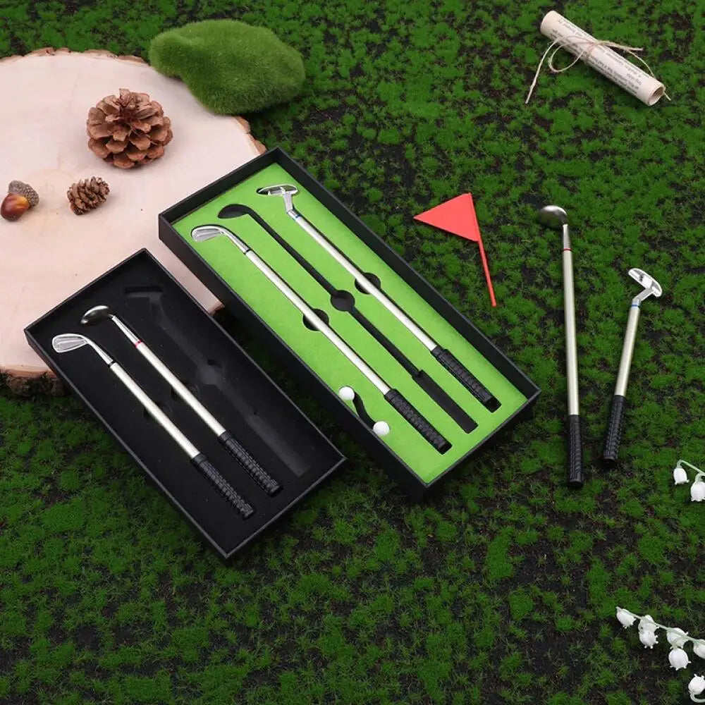 Mini Desktop Golf Ball Pen Gift