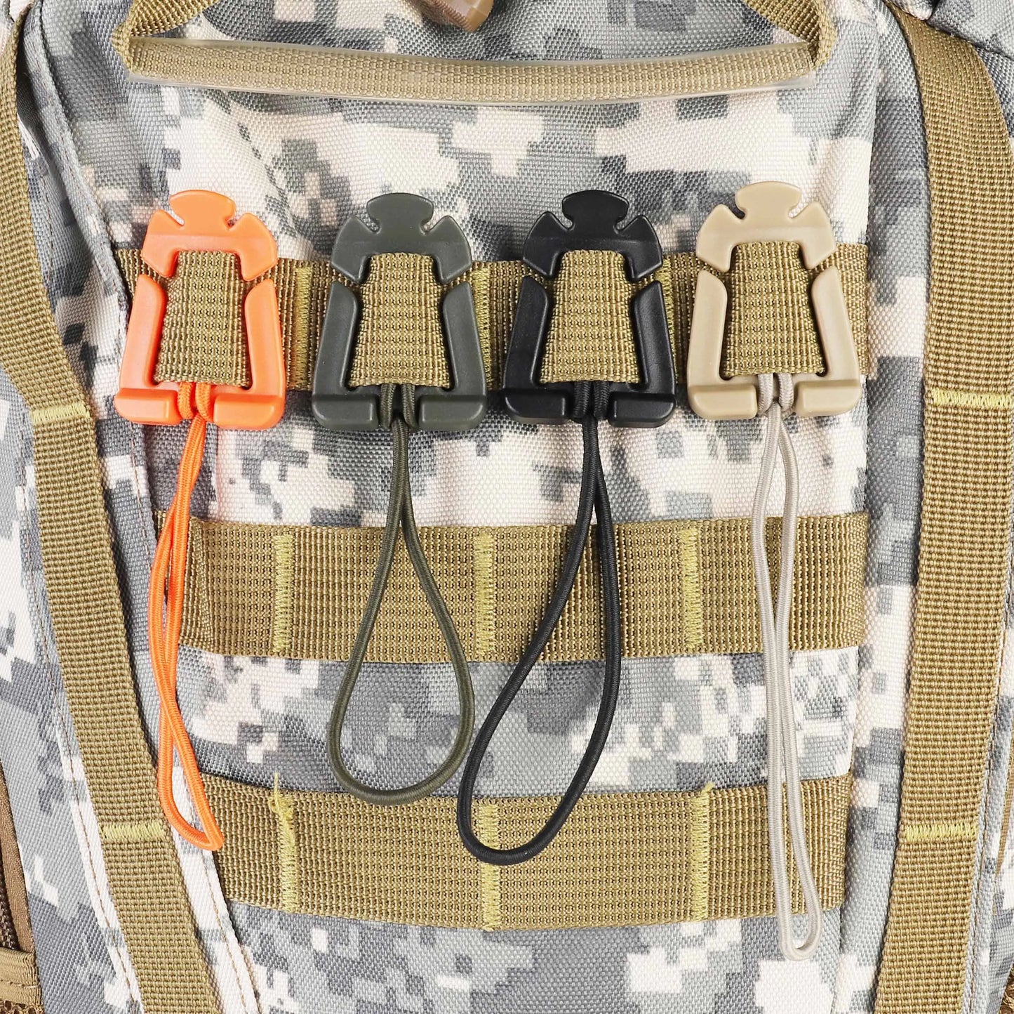 Tactical Backpack Carabiner Outdoor Plastic EDC Shackle Carabiner