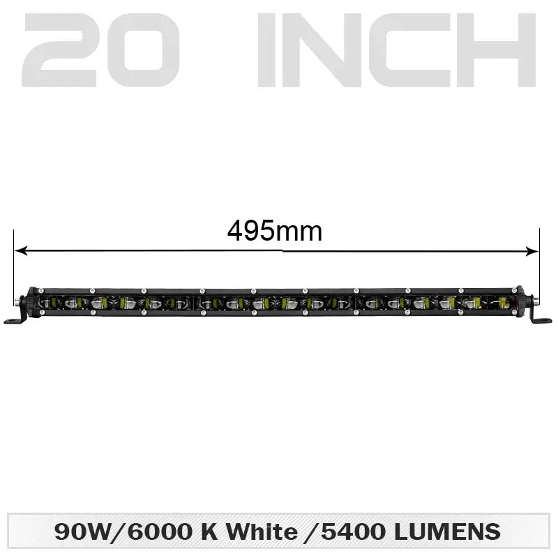 7/20 inch Slim LED Light Bar