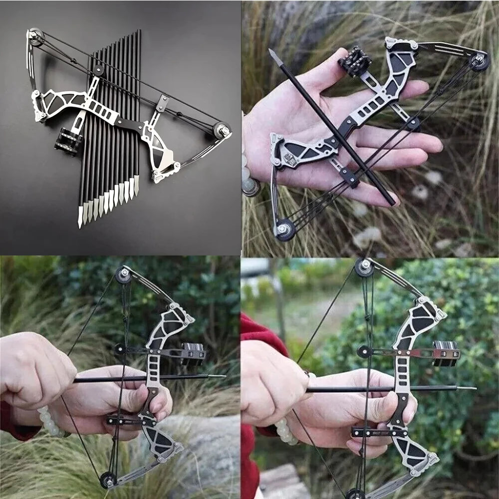 Metal Bow and Arrow Mini Bow