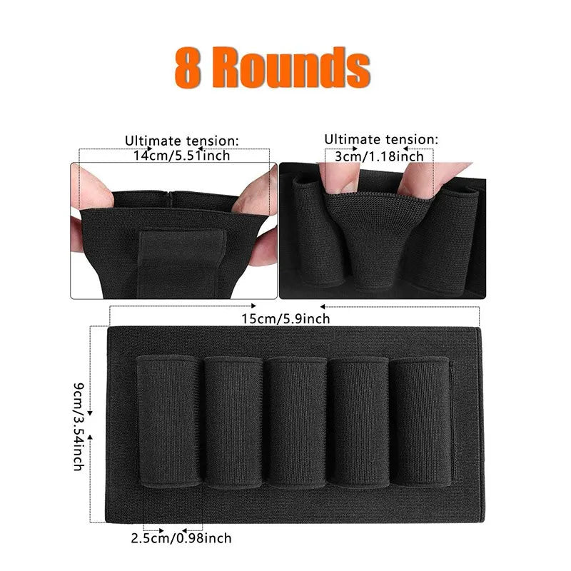 8/9 Rounds Ammunition Buttstock Hold