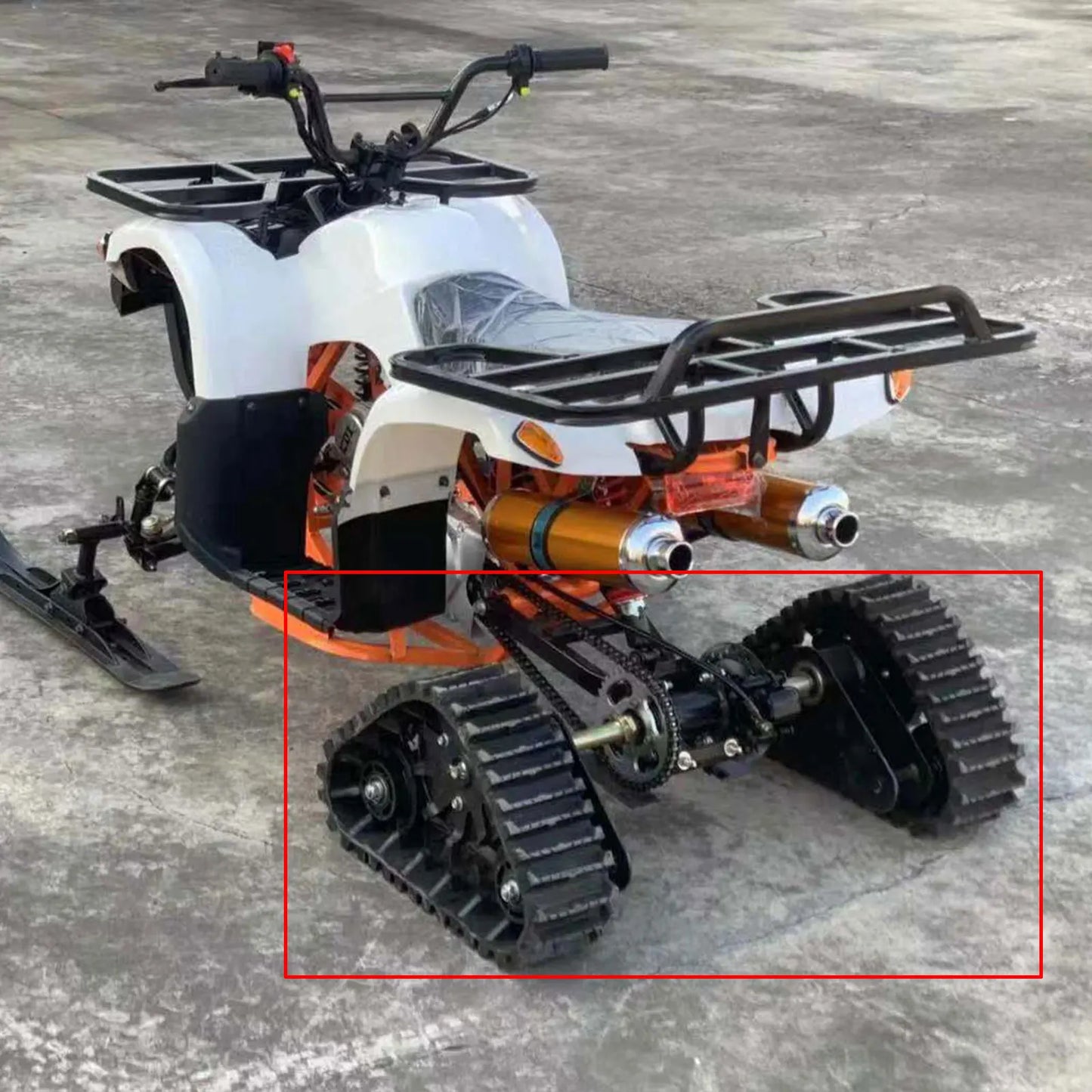 ATV Rear Wheel Buggy Snow Tracks