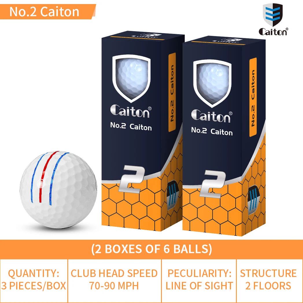 Caiton 12/6/3PCS Premium Golf Balls