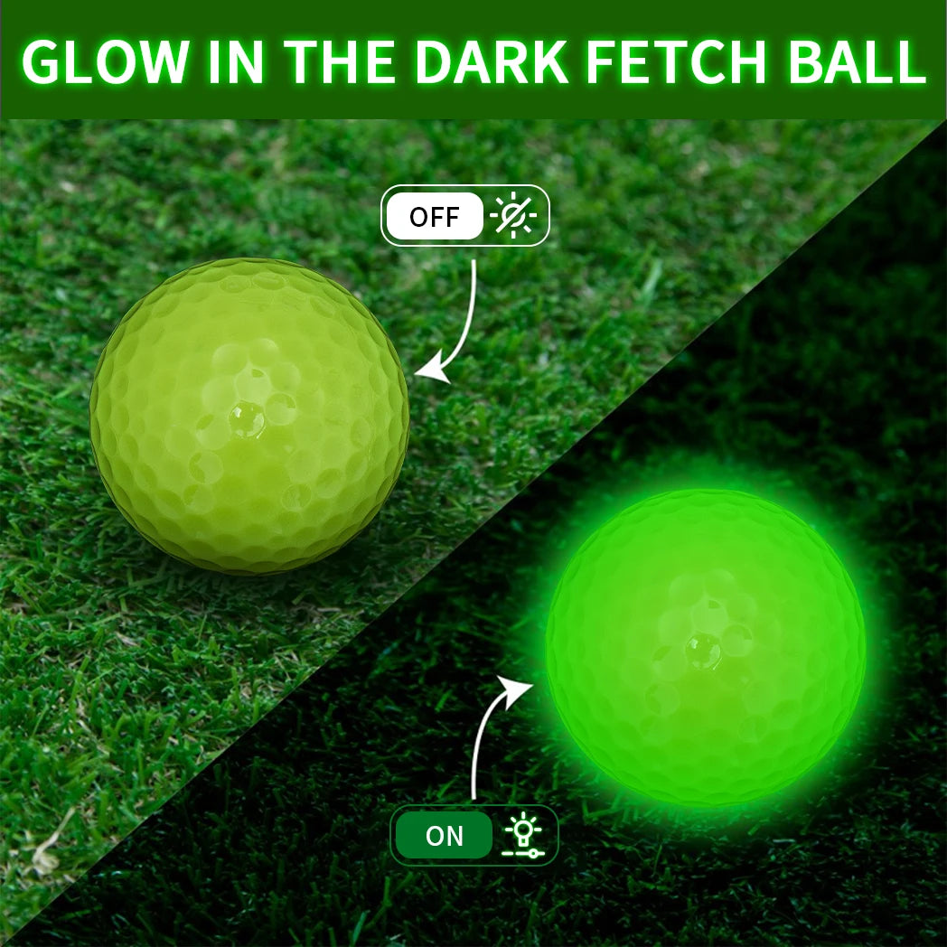 Caiton Glow Golf Balls for Night Sports