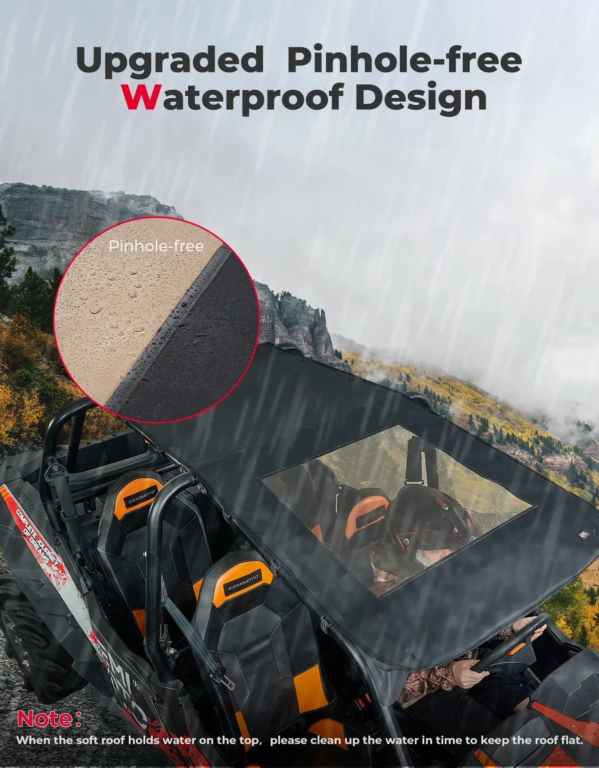 Polaris Soft Top Waterproof Roof