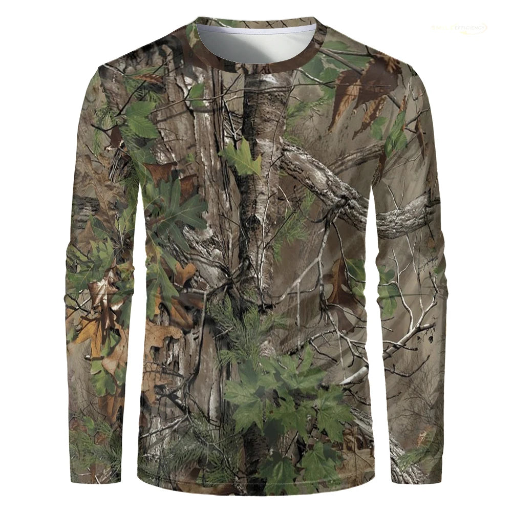 Men Camouflage Hunting T-shirt