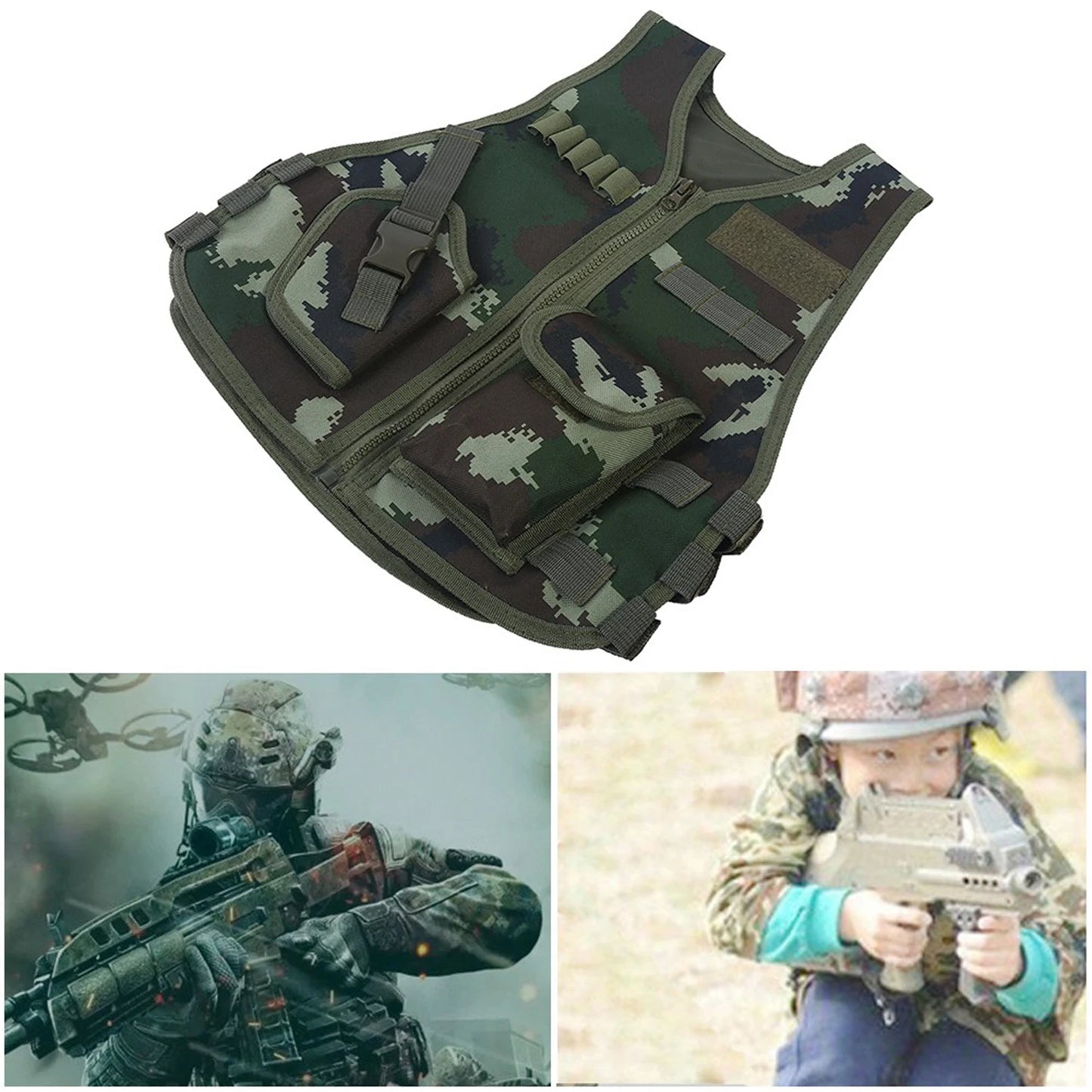 Kids Camouflage Vest